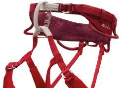Harnesses-Petzl Adjama Climbing Harness - Dark Red