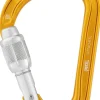 Carabiners & Quickdraws-Petzl Attache Carabiner - Yellow