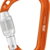 Carabiners & Quickdraws-Petzl Rocha Carabiner - Orange