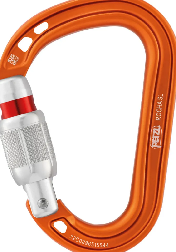 Carabiners & Quickdraws-Petzl Rocha Carabiner - Orange