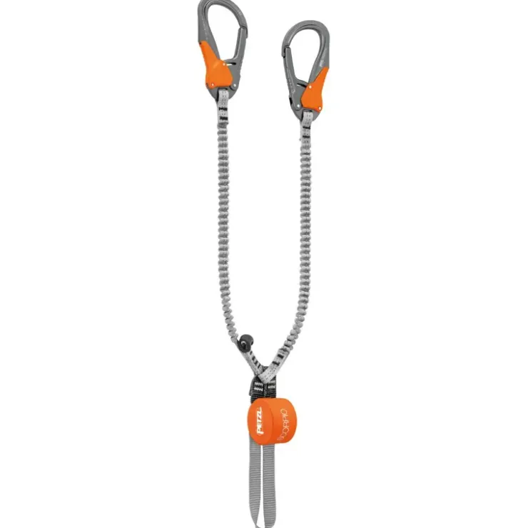 Carabiners & Quickdraws-Petzl Scorpio Eashook Via Ferrata Lanyard