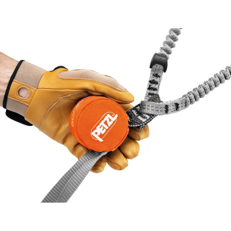 Carabiners & Quickdraws-Petzl Scorpio Eashook Via Ferrata Lanyard