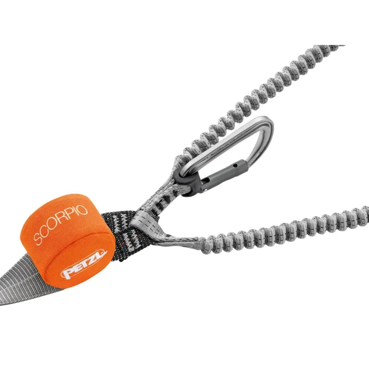 Carabiners & Quickdraws-Petzl Scorpio Eashook Via Ferrata Lanyard