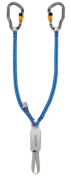 Carabiners & Quickdraws-Petzl Scorpio Vertico Via Ferrata Lanyard