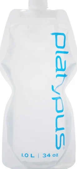 Water Bottles-Platypus SoftBottle 1L - Platy logo