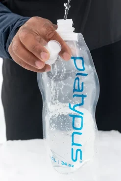 Water Bottles-Platypus SoftBottle 1L - Platy logo