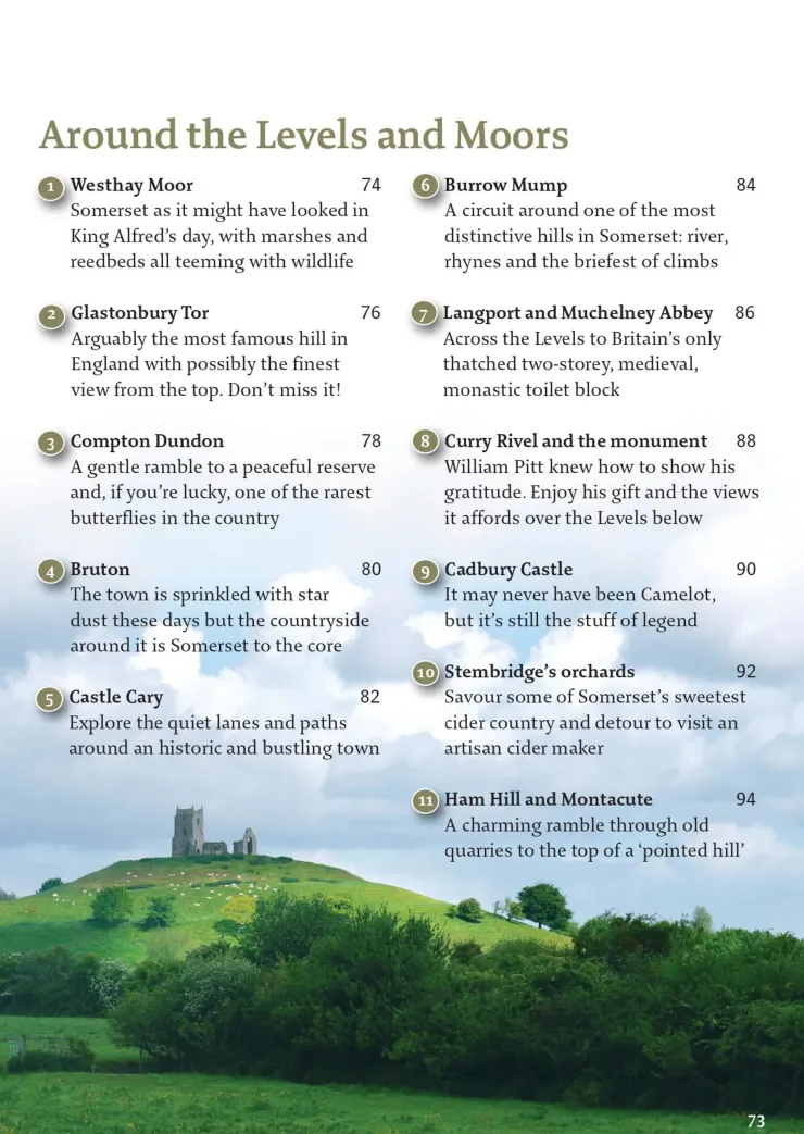 Maps And Books-Pocket Mountains Ltd Pocket Mountains Somerset 40 Town and Country Walks