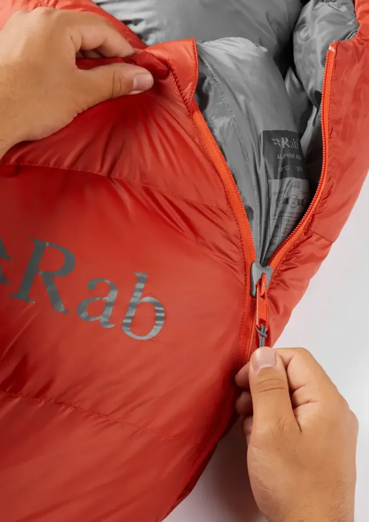 Backpacking & Lightweight Sleeping Bags-Rab Alpine 600 Sleeping Bag - Long