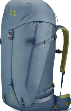 Backpacking Packs-Rab Ascendor 45:50 Rucksack - Orion Blue