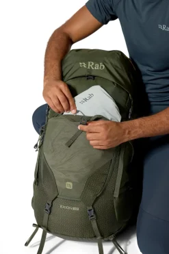 Backpacking Packs-Rab Exion 48 Rucksack - Army - M-L