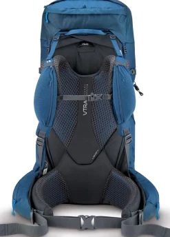 Backpacking Packs-Rab Exion 65 Rucksack - Tempest Blue - M-L