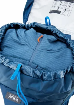 Backpacking Packs-Rab Exion 65 Rucksack - Tempest Blue - M-L