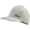 Hats-Rab Flatiron Logo Cap - Grey Marl