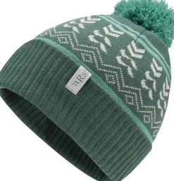 Hats-Rab Khroma Bobble Beanie - Green Slate-Glacier Blue