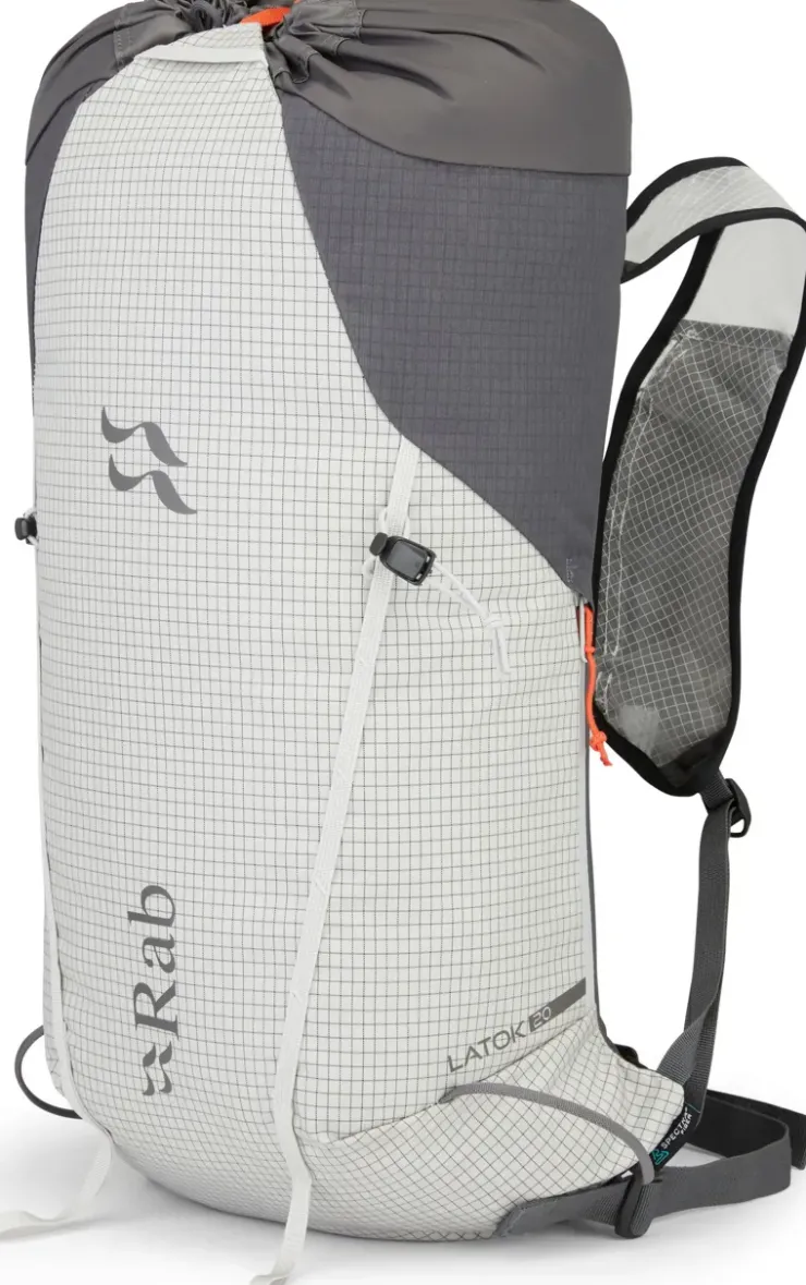 Fast & Light Rucksacks And Vests-Rab Latok 20 Rucksack - Pewter-Graphene