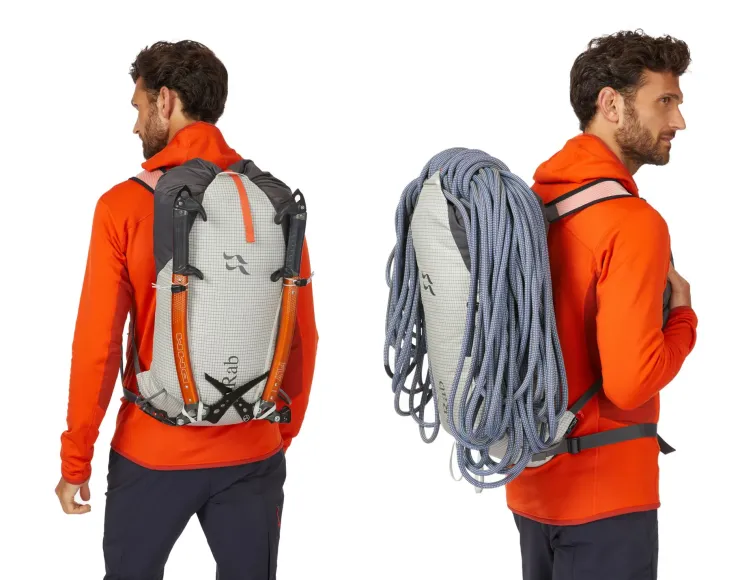 Fast & Light Rucksacks And Vests-Rab Latok 20 Rucksack - Pewter-Graphene