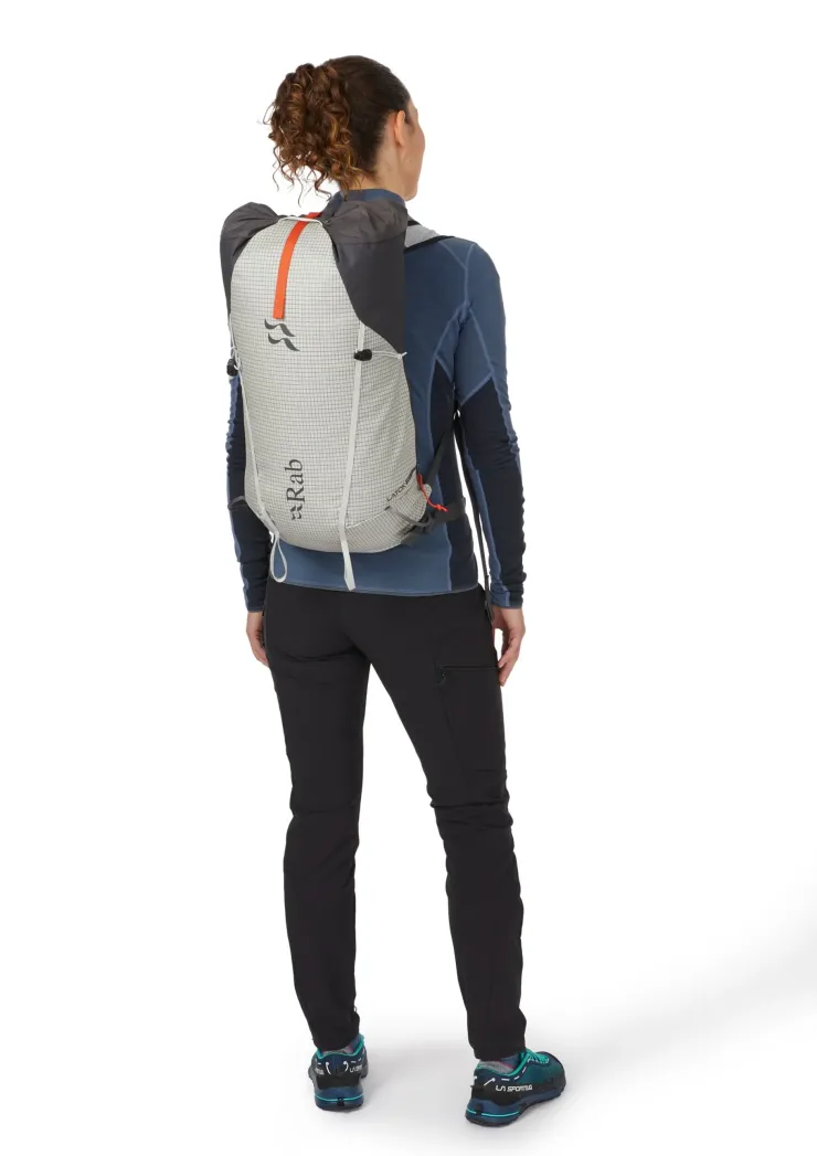 Fast & Light Rucksacks And Vests-Rab Latok 20 Rucksack - Pewter-Graphene