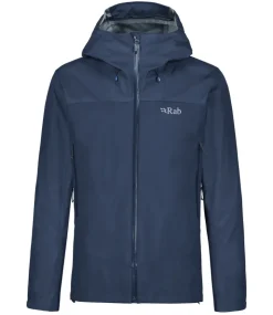 Waterproof Jackets-Rab Mens Arc Eco Jacket - Deep Ink