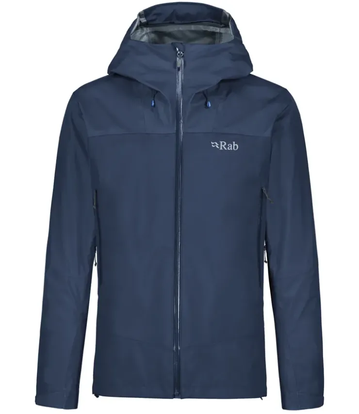 Waterproof Jackets-Rab Mens Arc Eco Jacket - Deep Ink