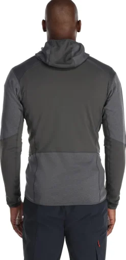 Fleece & Mid Layer-Rab Mens Ascendor Hoody - Graphene