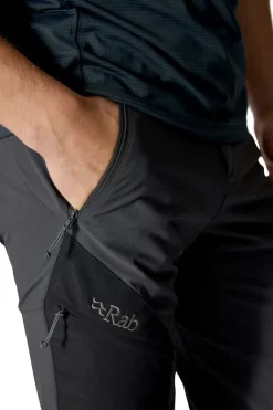 Trousers & Leg Wear-Rab Mens Ascendor Pants - Anthracite