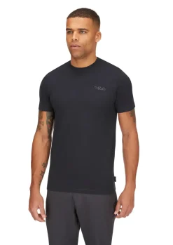 T-Shirts & Baselayers-Rab Mens Basecamp Logo Tee - Beluga