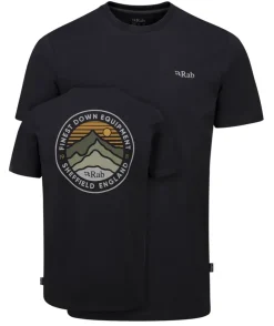 T-Shirts & Baselayers-Rab Mens Basecamp 3 Peak Tee - Beluga