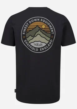 T-Shirts & Baselayers-Rab Mens Basecamp 3 Peak Tee - Beluga