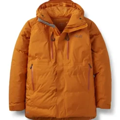 Insulated Jackets-Rab Mens Batura Jacket - Marmalade