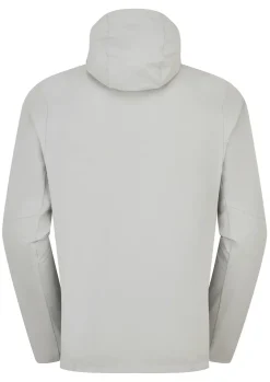 Softshell Jackets-Rab Mens Borealis Alpine Hoody - Light Zinc