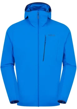 Softshell Jackets-Rab Mens Borealis Alpine Hoody - Maya Blue