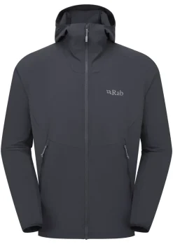 Softshell Jackets-Rab Mens Borealis Hoody - Beluga