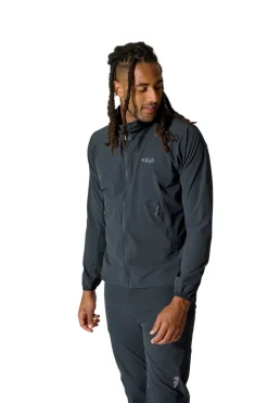 Softshell Jackets-Rab Mens Borealis Hoody - Beluga