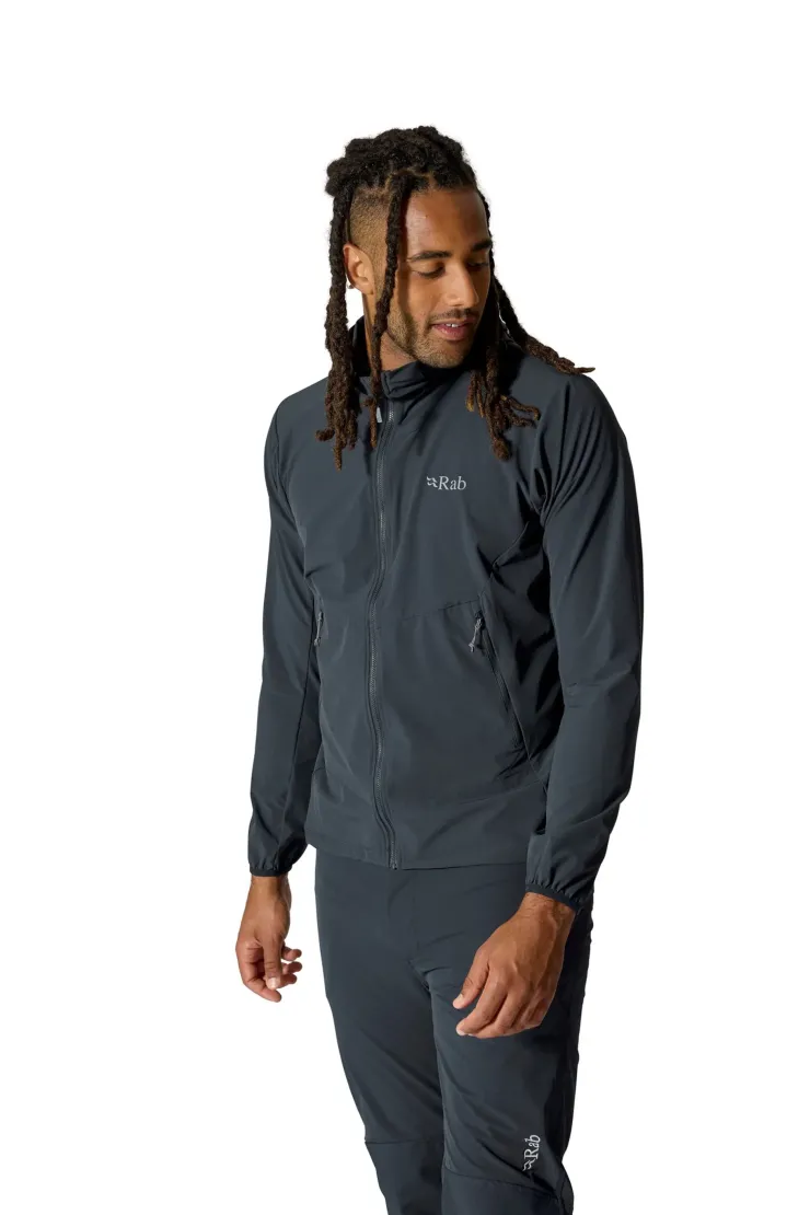 Softshell Jackets-Rab Mens Borealis Hoody - Beluga