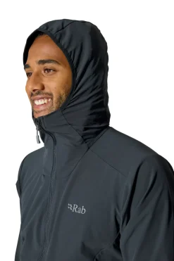 Softshell Jackets-Rab Mens Borealis Hoody - Beluga