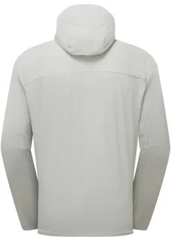 Softshell Jackets-Rab Mens Borealis Hoody - Light Zinc