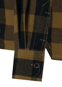 Shirts-Rab Mens Boundary Shirt - Caramel Check