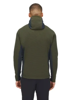 Fleece & Mid Layer-Rab Mens Capacitor Hoody - Army