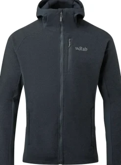Fleece & Mid Layer-Rab Mens Capacitor Hoody - Beluga