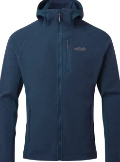 Fleece & Mid Layer-Rab Mens Capacitor Hoody - Deep Ink