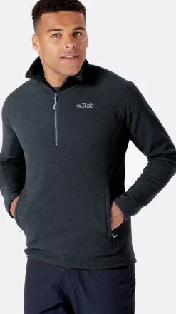 Fleece & Mid Layer-Rab Mens Capacitor Pull-On - Beluga