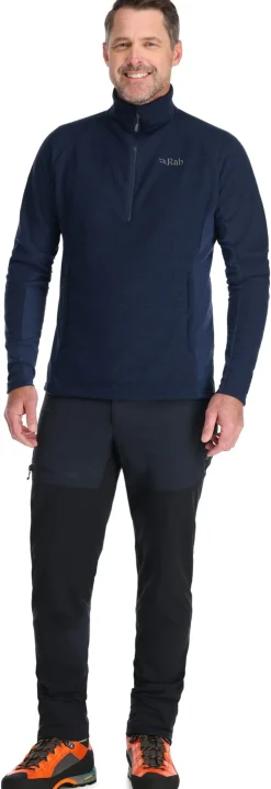 Fleece & Mid Layer-Rab Mens Capacitor Pull-On - Deep Ink