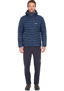 Insulated Jackets-Rab Mens Cirrus Alpine Jacket - Tempest Blue