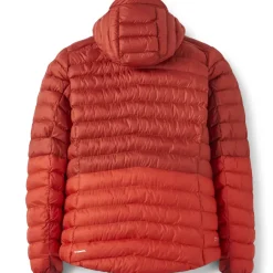 Insulated Jackets-Rab Mens Cirrus Alpine Jacket - Tuscan Red-Dark Horizon