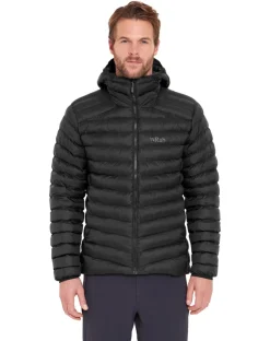 Insulated Jackets-Rab Mens Cirrus Alpine Jacket - Black
