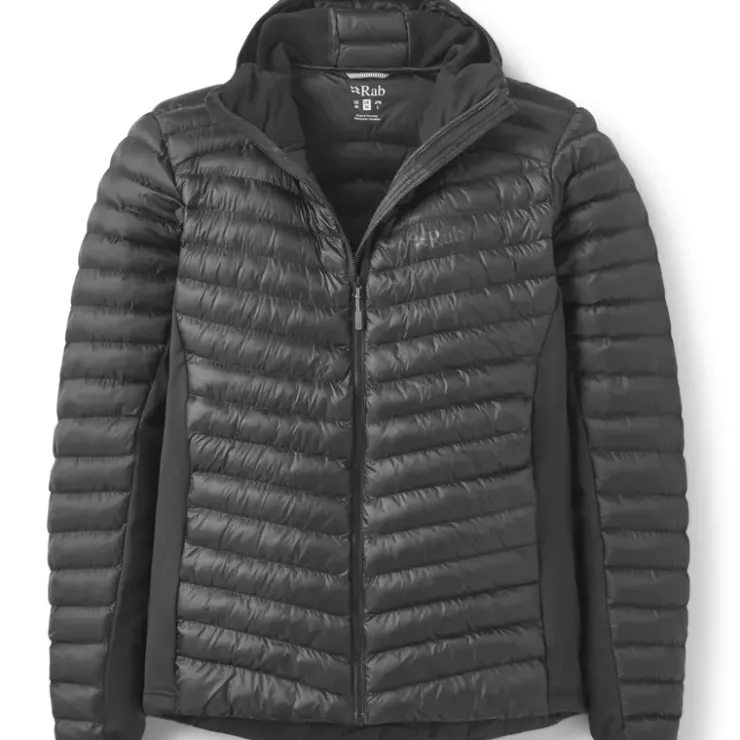 Insulated Jackets-Rab Mens Cirrus Flex Hoody - Black
