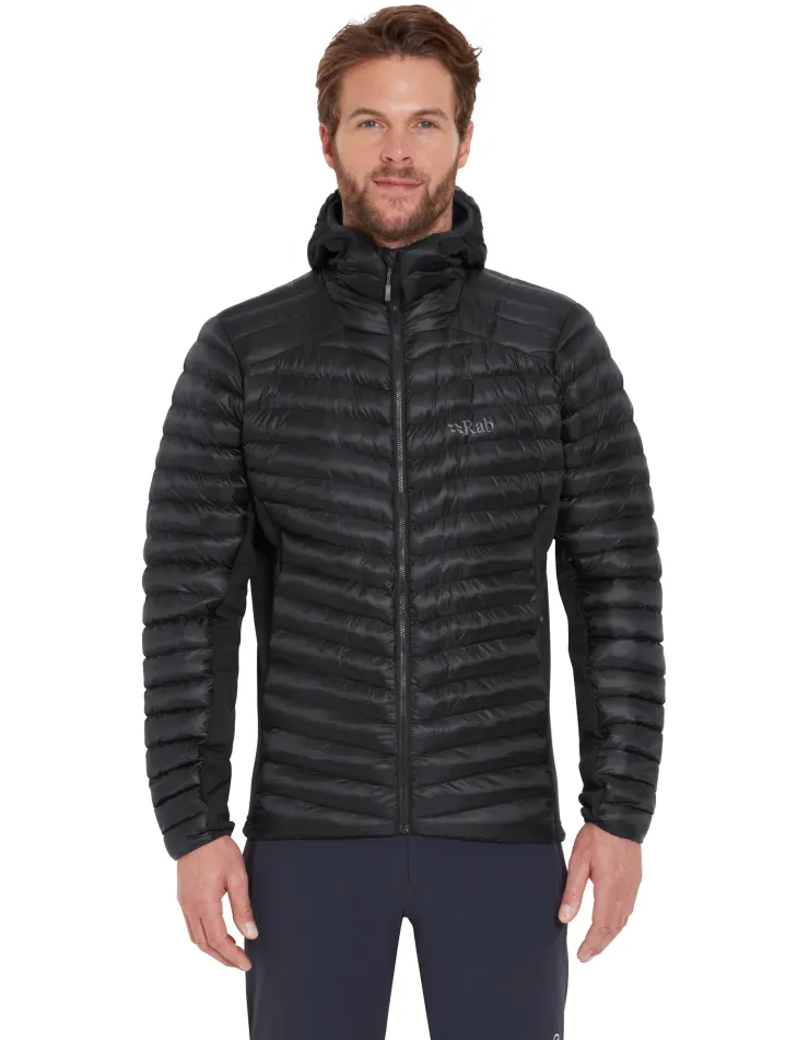 Insulated Jackets-Rab Mens Cirrus Flex Hoody - Black