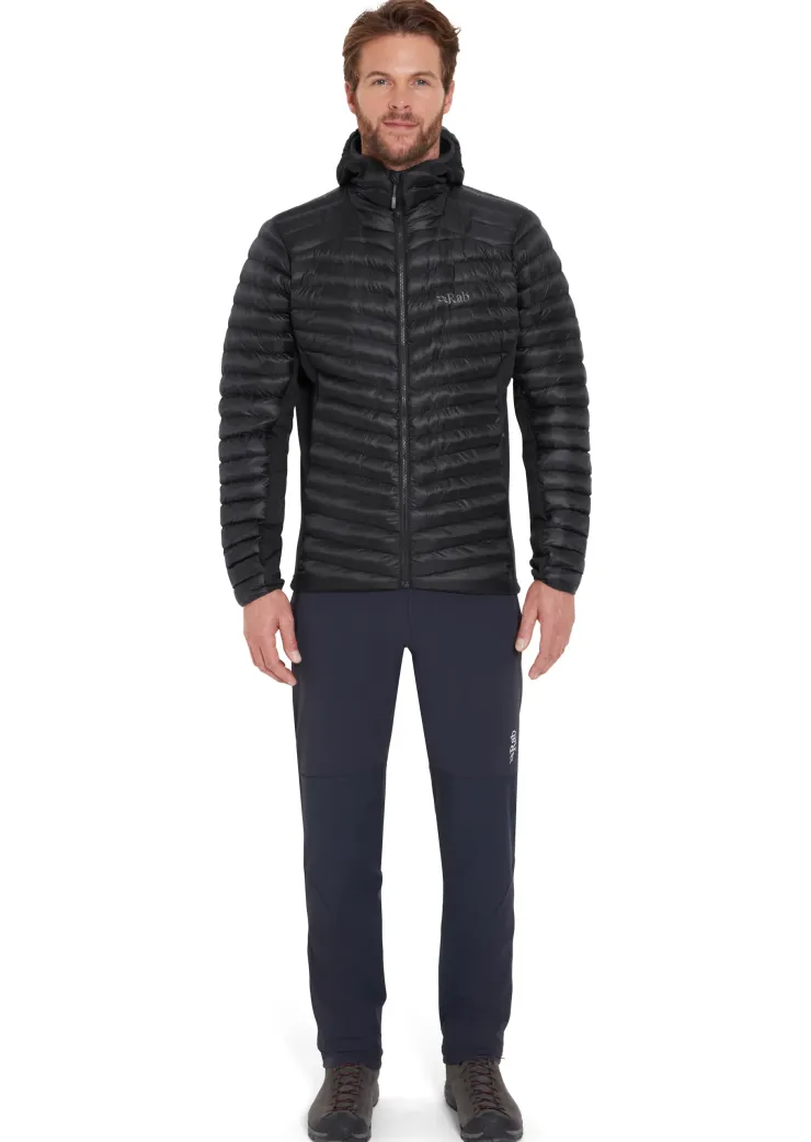 Insulated Jackets-Rab Mens Cirrus Flex Hoody - Black