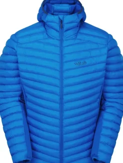Insulated Jackets-Rab Mens Cirrus Flex Hoody - Maya Blue
