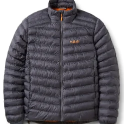 Insulated Jackets-Rab Mens Cirrus Jacket - Graphene